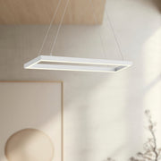 Piazza 30" Linear Pendant in White