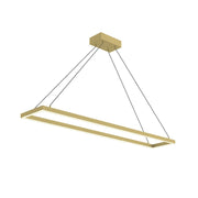 Piazza 48" Linear Pendant in Brushed Gold