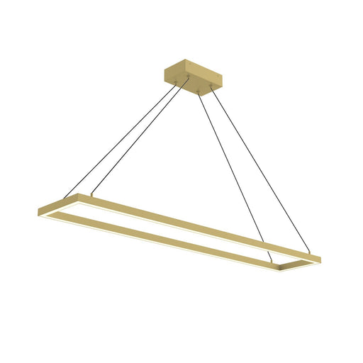 Piazza 48" Linear Pendant in Brushed Gold