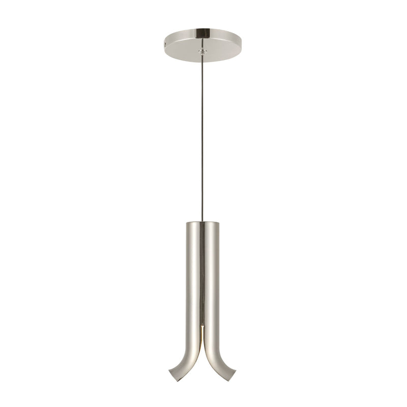 Husk 9" Mini Pendant in Polished Nickel
