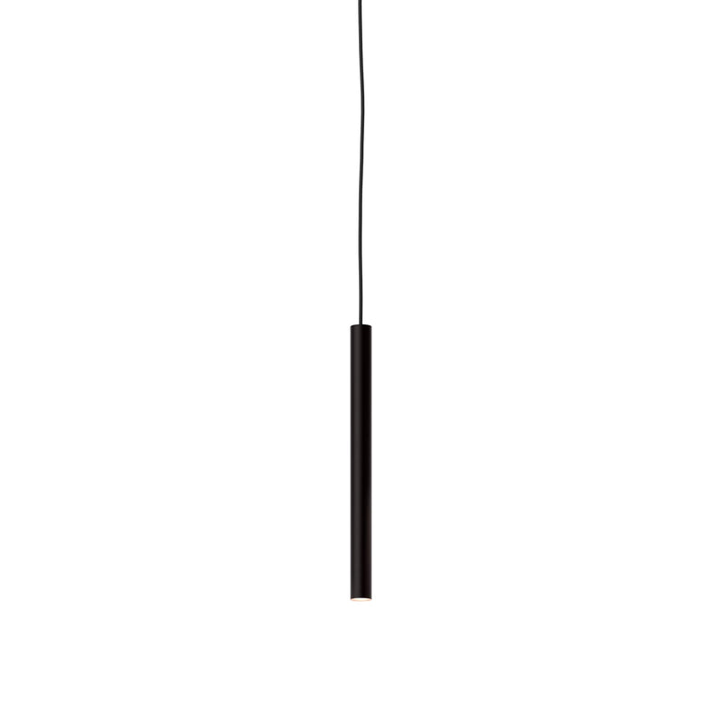 Nova 18" Cylinder Pendant in Black