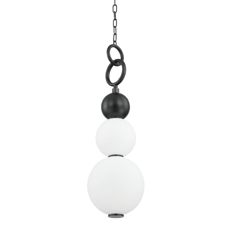 Perrin Pendant in Black Brass