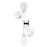 Tring 4-Light Wall Sconce in Polished Nickel