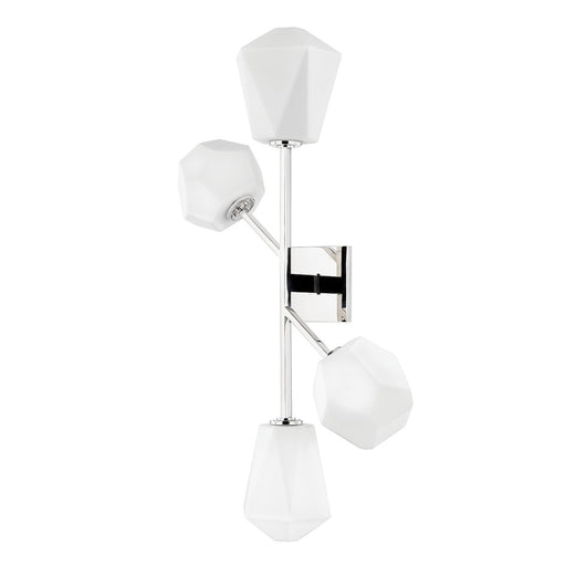 Tring 4-Light Wall Sconce in Polished Nickel
