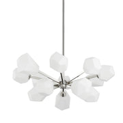 Tring 13-Light Chandelier in Polished Nickel