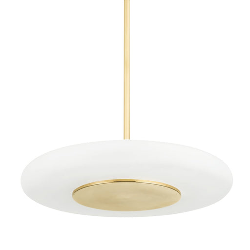 Blyford Large Pendant in Aged Brass