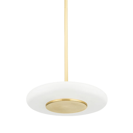 Blyford Small Pendant in Aged Brass