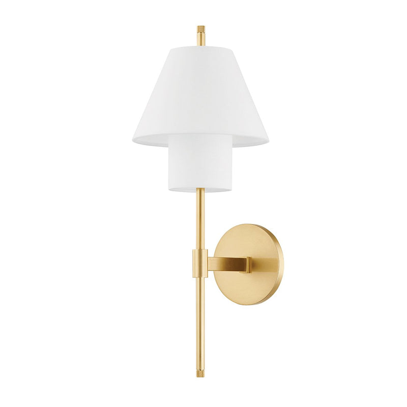 Glenmoore Wall Sconce in Aged Brass