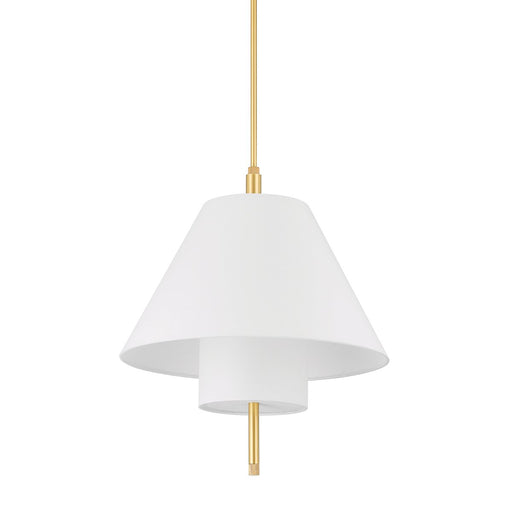 Glenmoore Pendant in Aged Brass