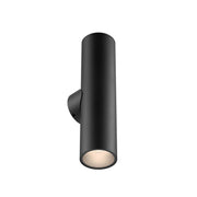 Pillar 24" Outdoor Wall Sconce in Black