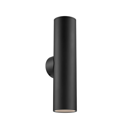Pillar 24" Outdoor Wall Sconce in Black