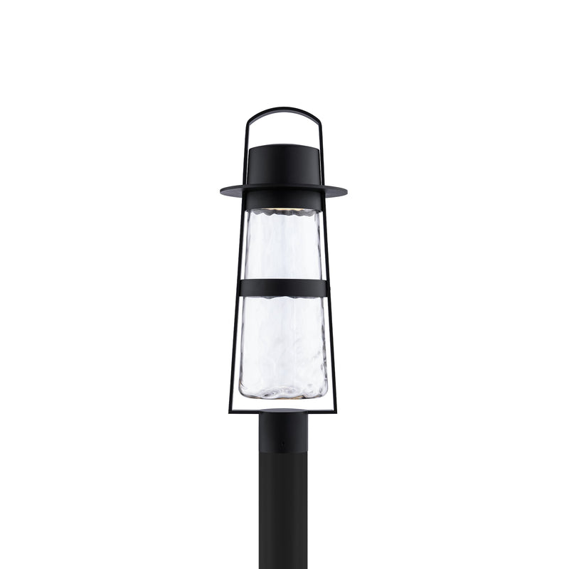 Balthus Outdoor Post Light in Black