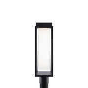 Framed Outdoor Post Light in Black