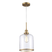 Dorina 7.9" Mini Pendant in Antique Gold