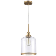 Dorina 7.9" Mini Pendant in Antique Gold