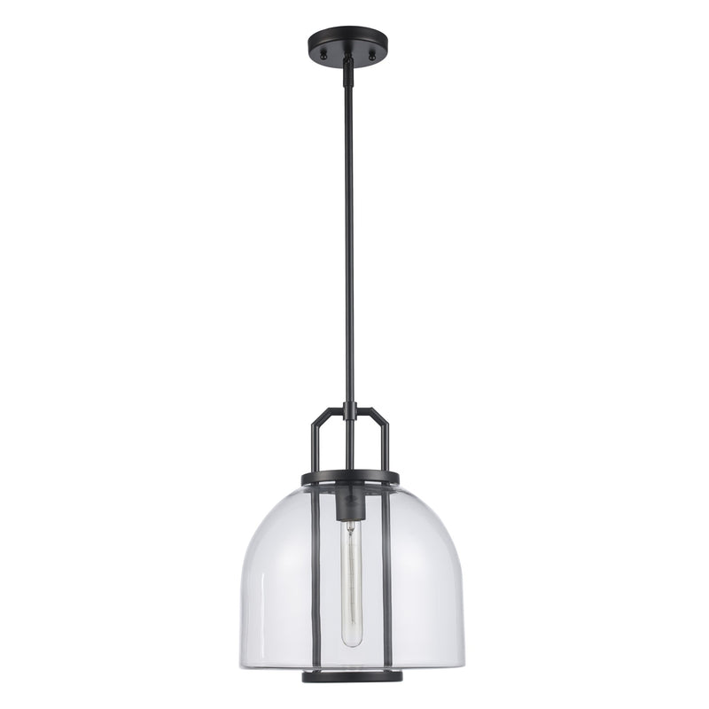 Rhapsody 1-Light 11.75" Pendant in Black