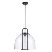 Rhapsody 1-Light 16" Pendant in Black