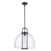 Rhapsody 1-Light 16" Pendant in Black