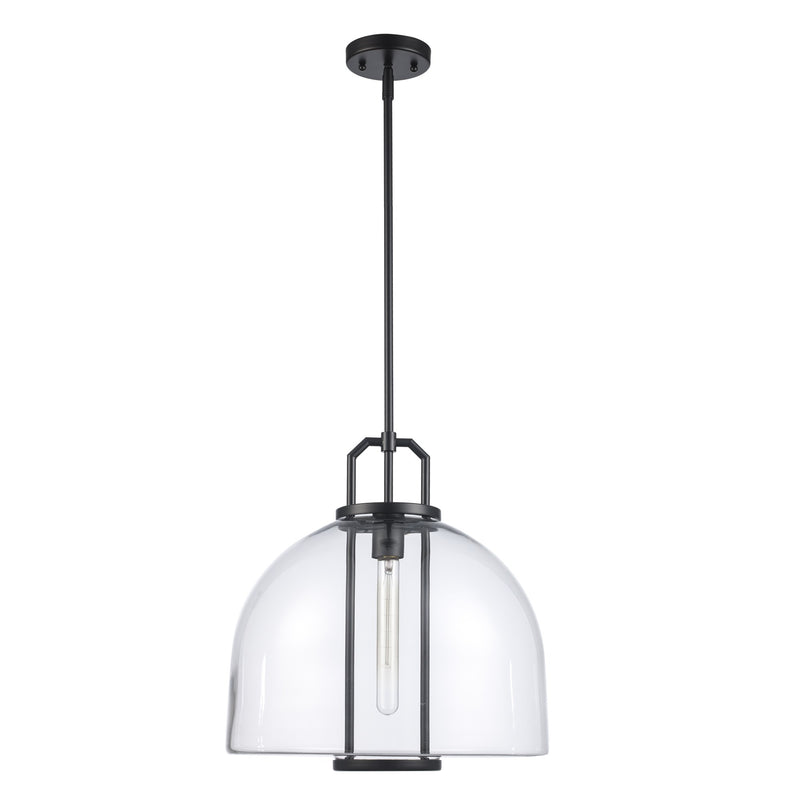 Rhapsody 1-Light 16" Pendant in Black