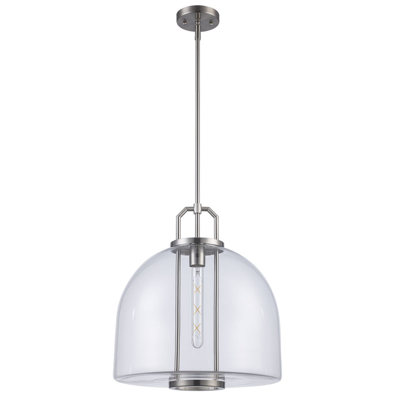 Rhapsody 1-Light 16" Pendant in Brushed Nickel