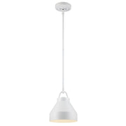 Lowen 1-Light 8.25" Mini Pendant in White