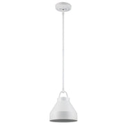 Lowen 1-Light 8.25" Mini Pendant in White
