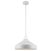 Lowen 1-Light 15.75" Pendant in White