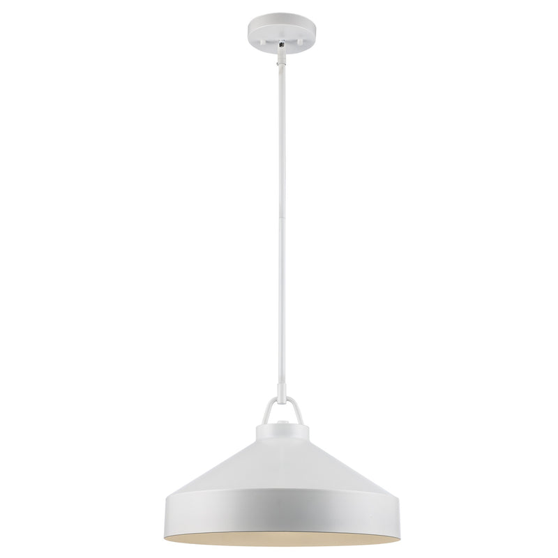 Lowen 1-Light 15.75" Pendant in White