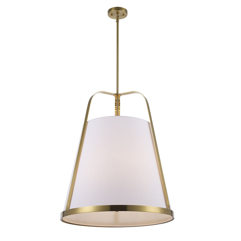 Cass 6-Light 24" Pendant in Antique Gold