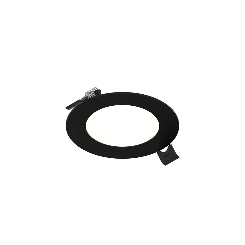 Reach 4" Round Slim Panel Light in Black