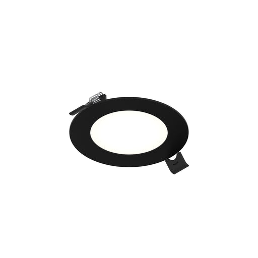 Reach 4" Round Slim Panel Light in Black