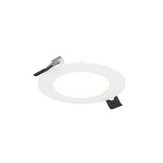 Reach 4" Round Slim Panel Light in White