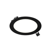 Reach 6" Round Slim Panel Light in Black