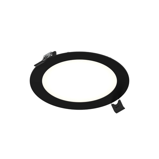 Reach 6" Round Slim Panel Light in Black