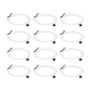 Reach 6" Round Slim Panel Light in White