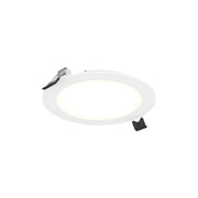 Reach 6" Round Slim Panel Light in White