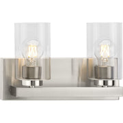 Goodwin 2-Light Bath Vanity Light in Brushed Nickel
