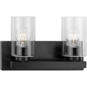 Goodwin 2-Light Bath Vanity Light in Matte Black