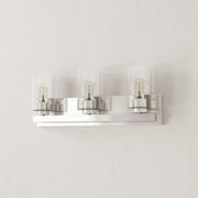Goodwin 3-Light Bath Vanity Light in Brushed Nickel
