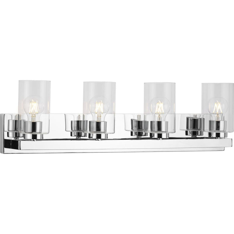 Goodwin 4-Light Bath Vanity Light in Polished Chrome