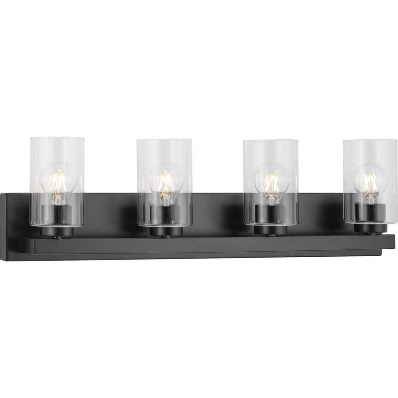 Goodwin 4-Light Bath Vanity Light in Matte Black
