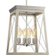 Briarwood 4-Light Foyer Chandelier in Galvanized