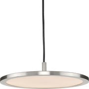 Everlume LED Pendant in Brushed Nickel