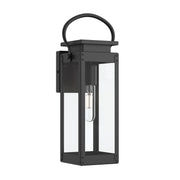 Union Square Small Outdoor Wall Lantern in Black