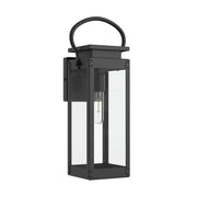 Union Square Medium Outdoor Wall Lantern in Black