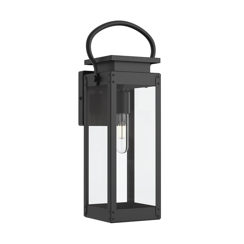 Union Square Medium Outdoor Wall Lantern in Black