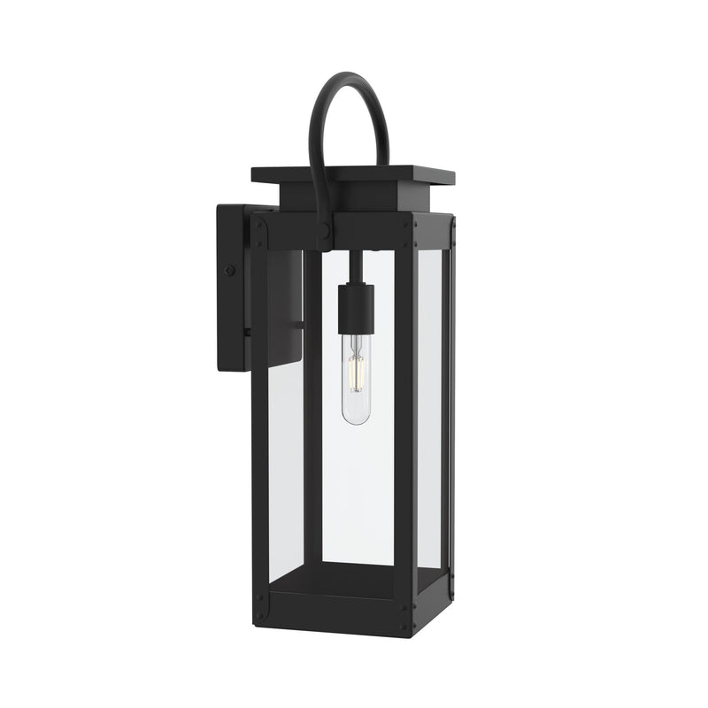 Union Square Large Outdoor Wall Lantern in Black