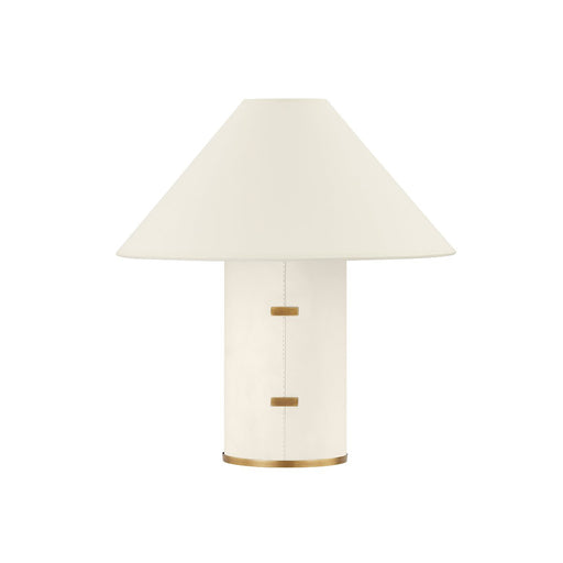Bond Small Table Lamp in Patina Brass