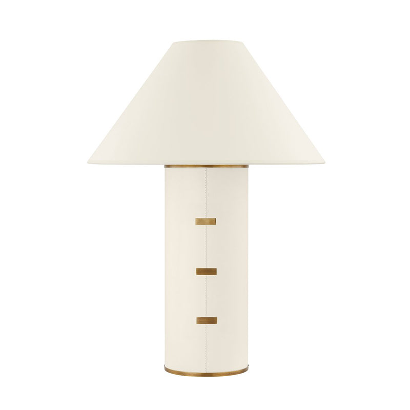 Bond Large Table Lamp in Patina Brass