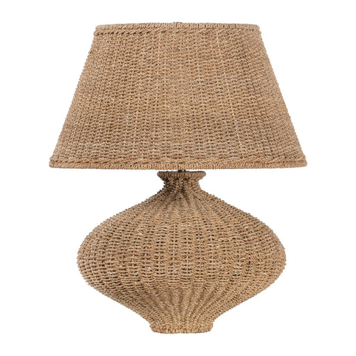 Nette Table Lamp in Patina Brass
